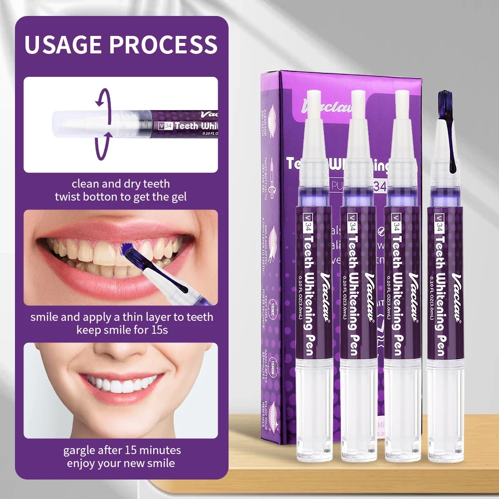 Vaclav V34 Mor diş beyazlatma  - Teeth Whitening Pens incelemesi ve fiyatı